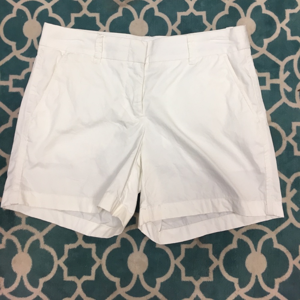 J Crew white shorts